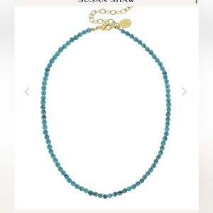 Susan Shaw turquoise Alys necklace